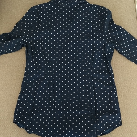 Van Heusen Polka Dot Button Down - Picture 3 of 5